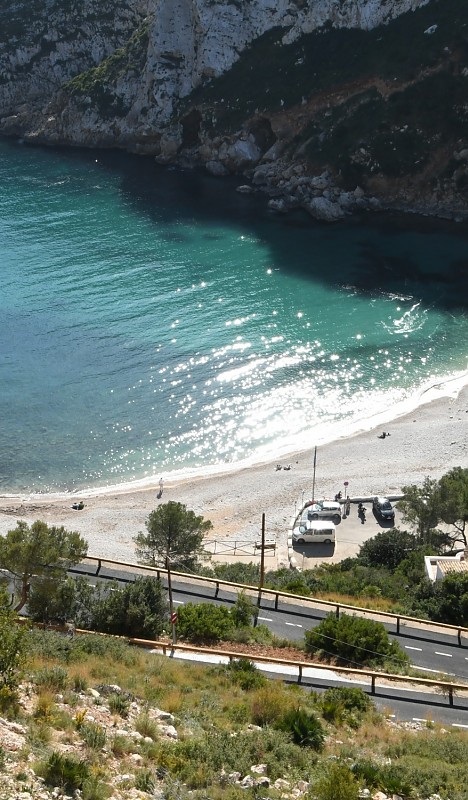Vehicle access control to coves